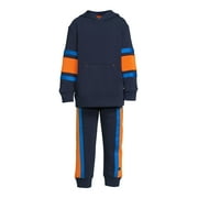 Cheetah Boys Fleece Hoodie and Joggers, 2-Piece Set, Size 4-18 Husky